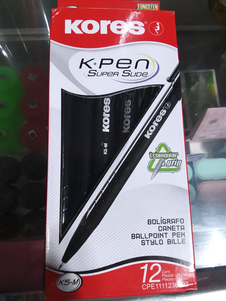 Lapicero Kores Negro