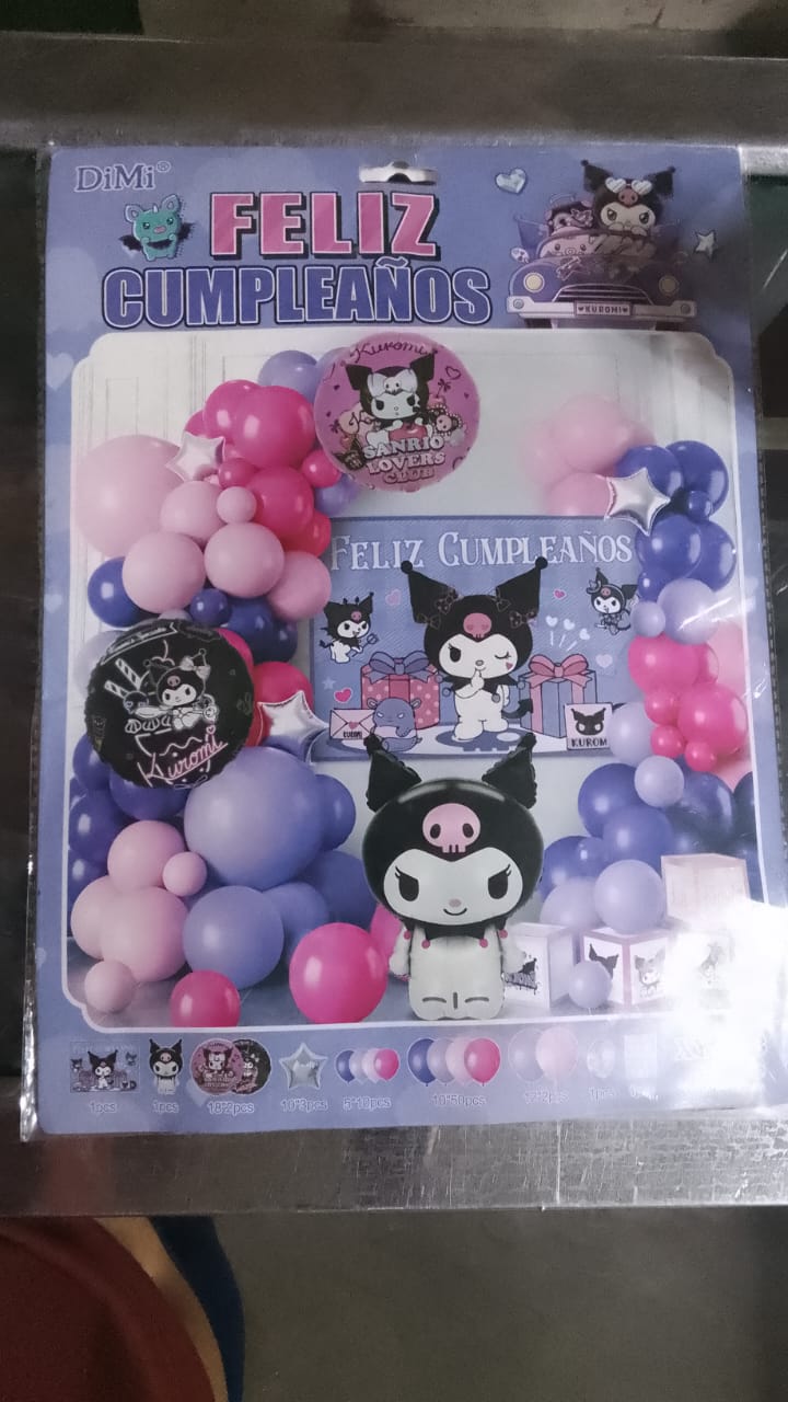 Set grande Feliz Cumpleaños