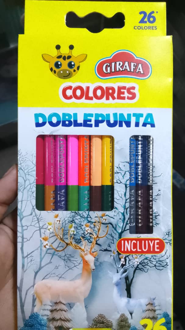 Colores Jirafa 26 Colores double colors