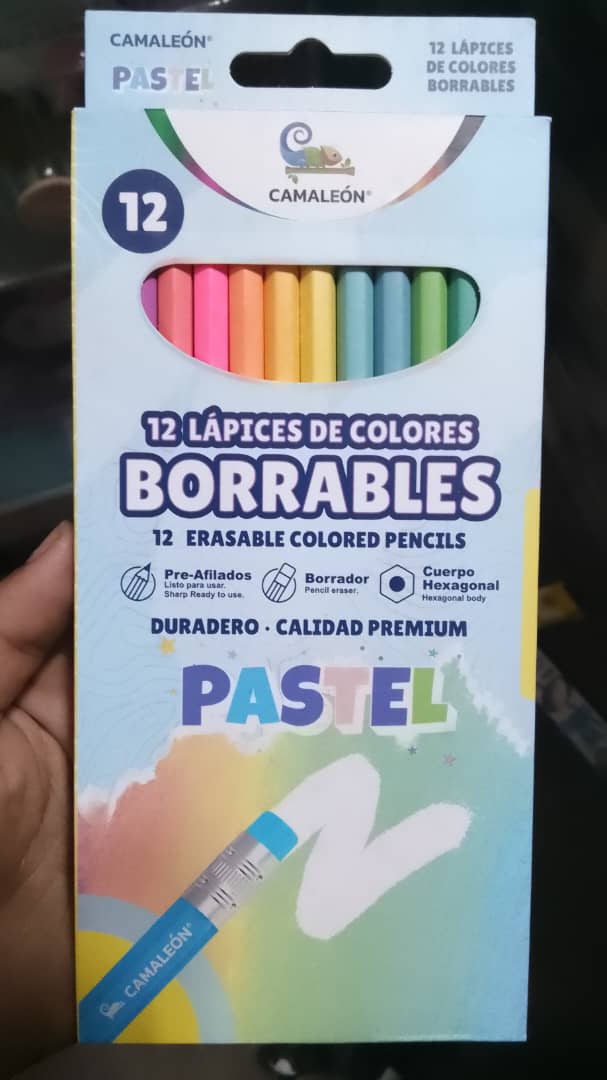 Color Jirafa de 12 Colores Pasteles