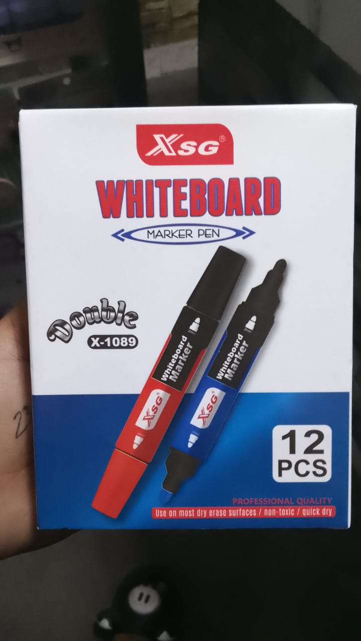 Marcador Acrilico Doble Punta - Pizarra