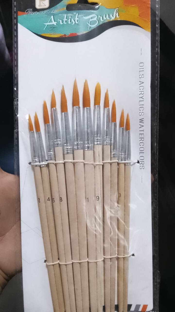 Pincel de madera Fino