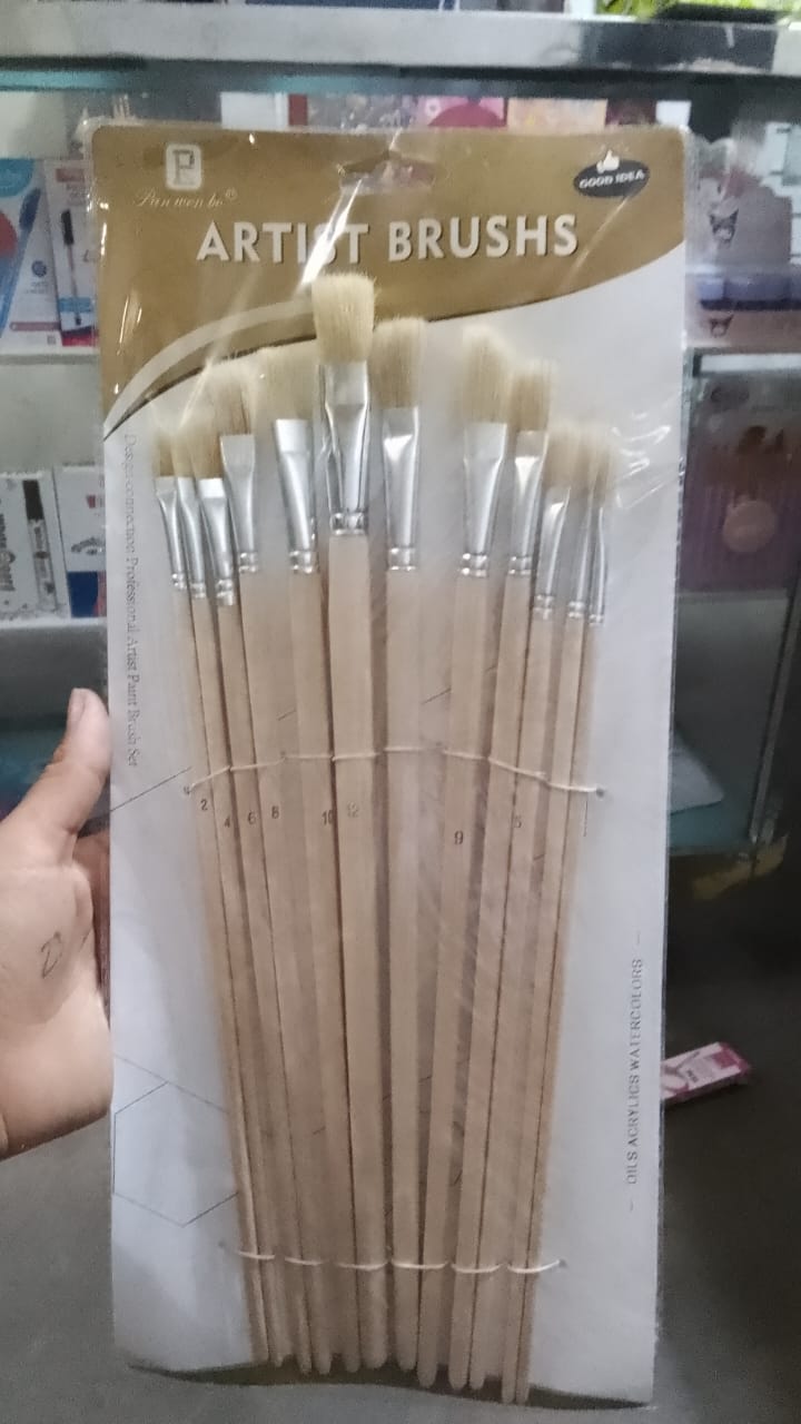 Pincel de madera Grueso Unidad