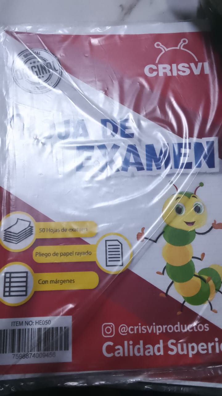 Papel Rayado de Examen - Papel Ministro